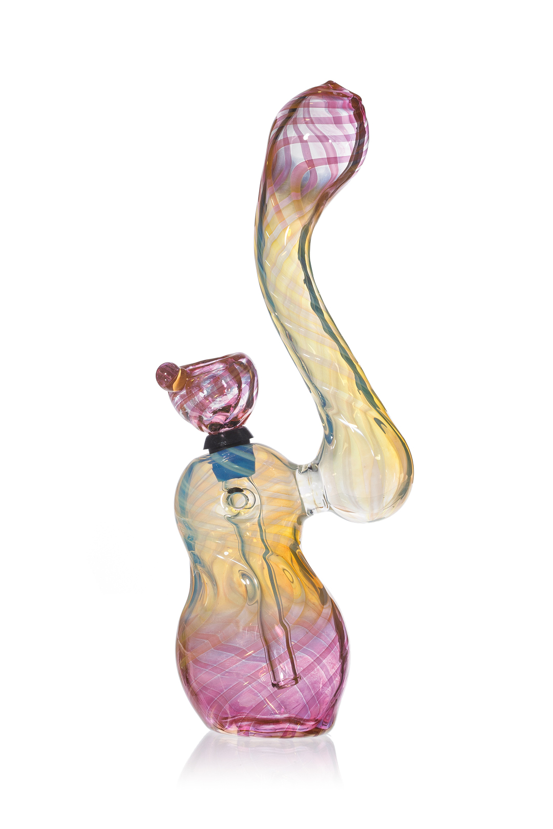 Gold and Silver Crystal Bubbler